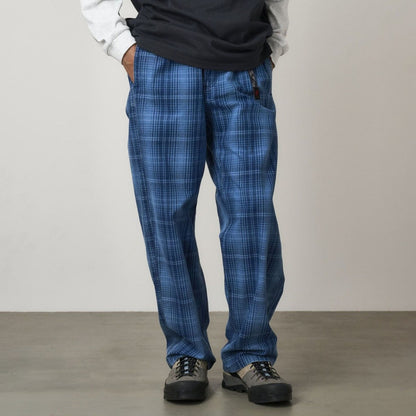 Gramicci O.G. DENIM PLAID PANT グラミチ O.G.デニムプラッドパンツ G5FM-P076【メンズ デニムパンツ ジャガード チェック ストレート 25FW】