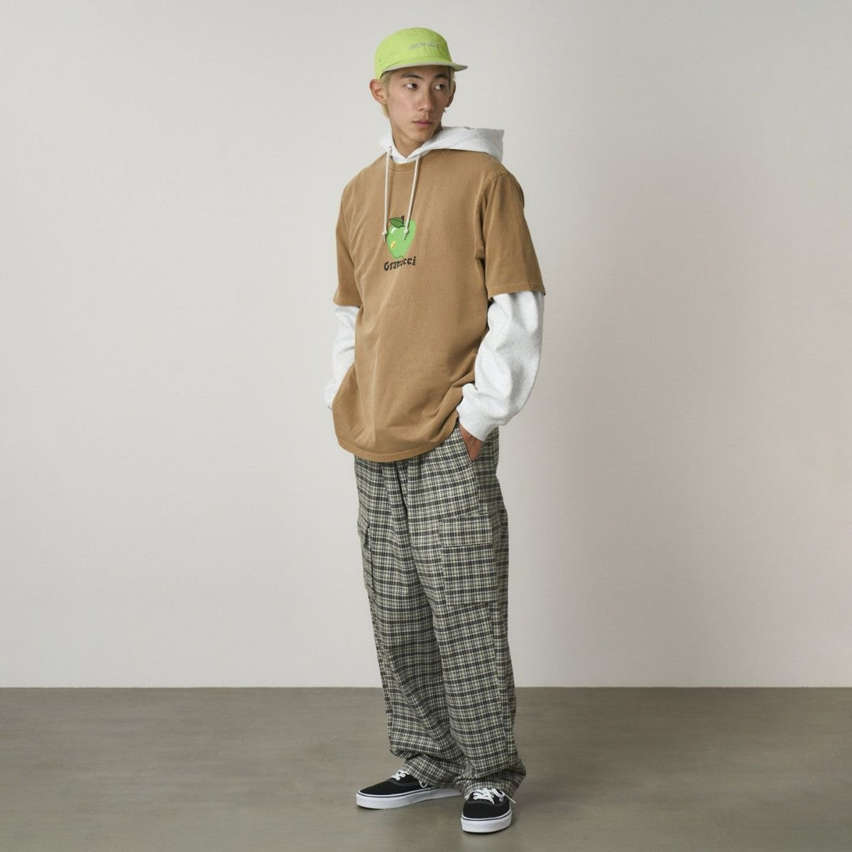 Gramicci SWELL CARGO PANT グラミチ スウェルカーゴパンツ G5FU-P011-CHECKERED-PLAID【メンズ カーゴパンツ チェック柄 ルーズフィット ユニセックス 25FW】