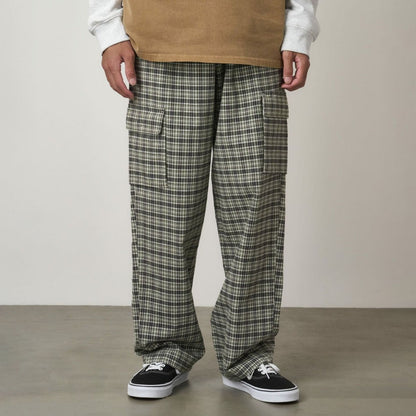 Gramicci SWELL CARGO PANT グラミチ スウェルカーゴパンツ G5FU-P011-CHECKERED-PLAID【メンズ カーゴパンツ チェック柄 ルーズフィット ユニセックス 25FW】