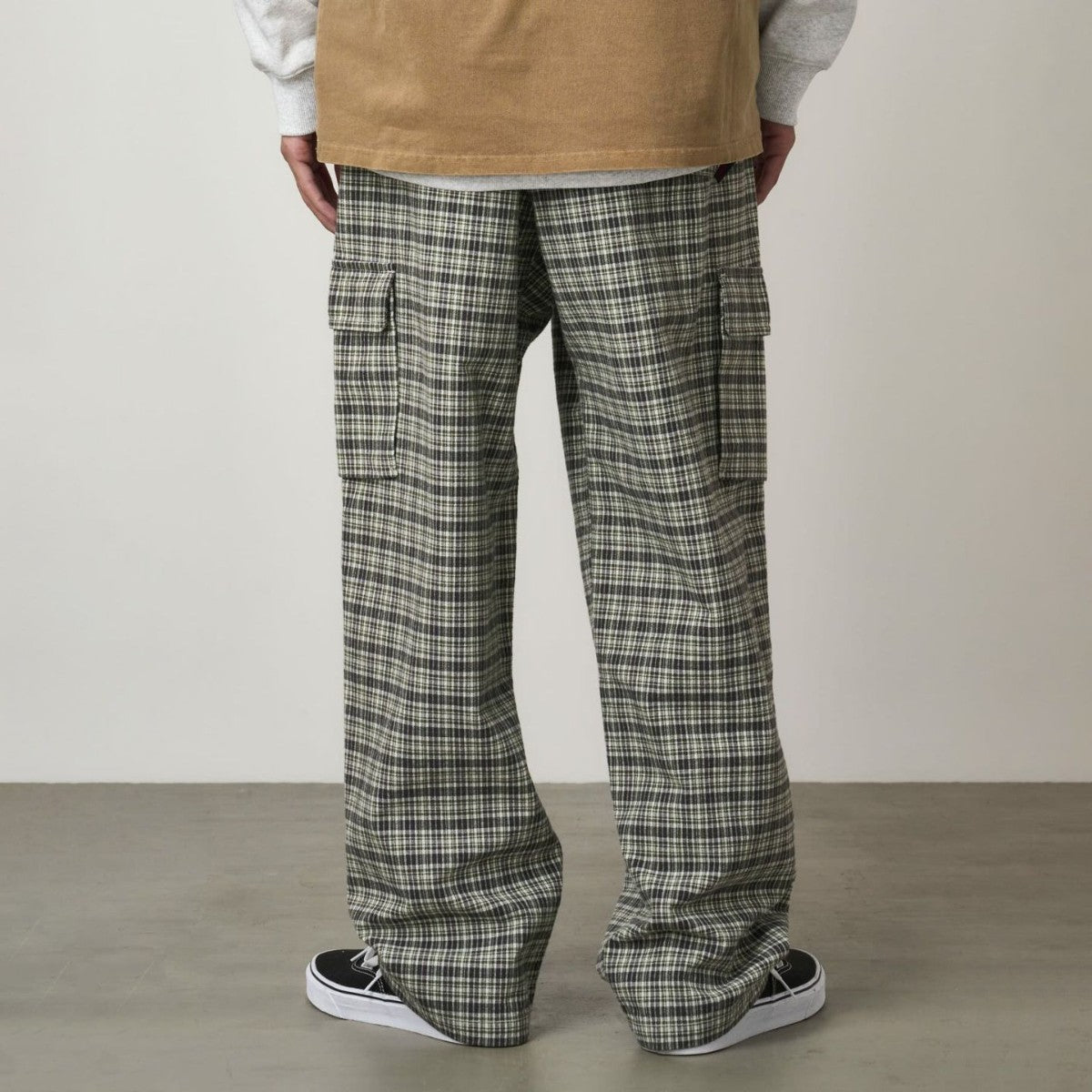Gramicci SWELL CARGO PANT グラミチ スウェルカーゴパンツ G5FU-P011-CHECKERED-PLAID【メンズ カーゴパンツ チェック柄 ルーズフィット ユニセックス 25FW】