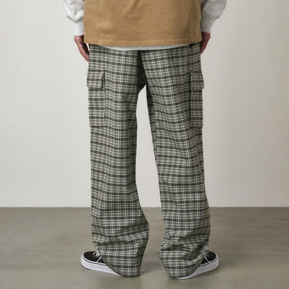 Gramicci SWELL CARGO PANT グラミチ スウェルカーゴパンツ G5FU-P011-CHECKERED-PLAID【メンズ カーゴパンツ チェック柄 ルーズフィット ユニセックス 25FW】
