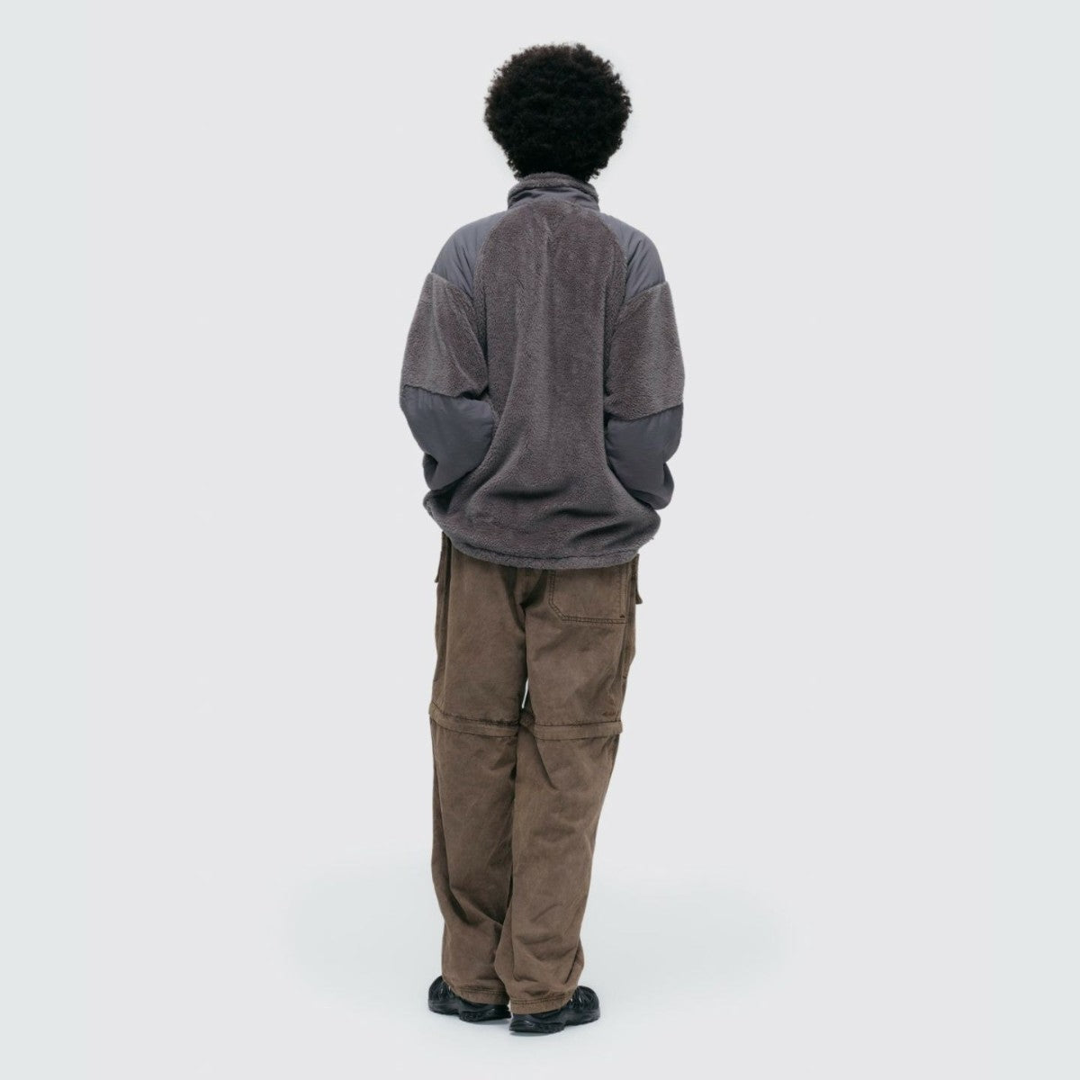 WILD THINGS LEVEL3 SHAGGY JACKET ワイルドシングス レベル3 シャギージャケット WT252-26【メンズ フリース ジャケット 軽量 保温性 ストレッチ ミドルレイヤー シンプル 25FW】
