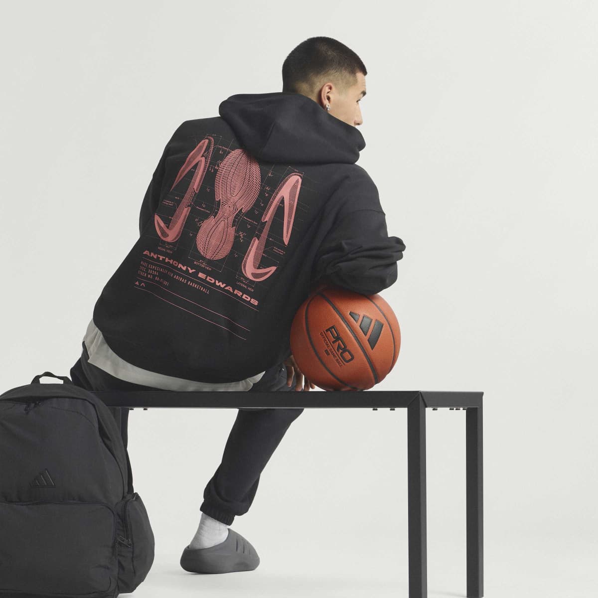 adidas ANTHONY EDWARDS SCHEMATIC HOODY JUX28 – Kinetics