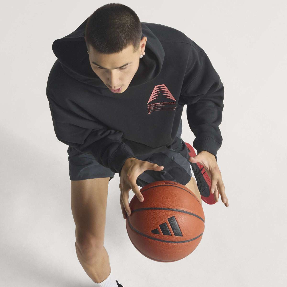 adidas ANTHONY EDWARDS SCHEMATIC HOODY アディダス アンソニー・エドワーズ スキーマティック パーカー JUX28【メンズ パーカー スウェット フーディー バスケットボール 25FW】