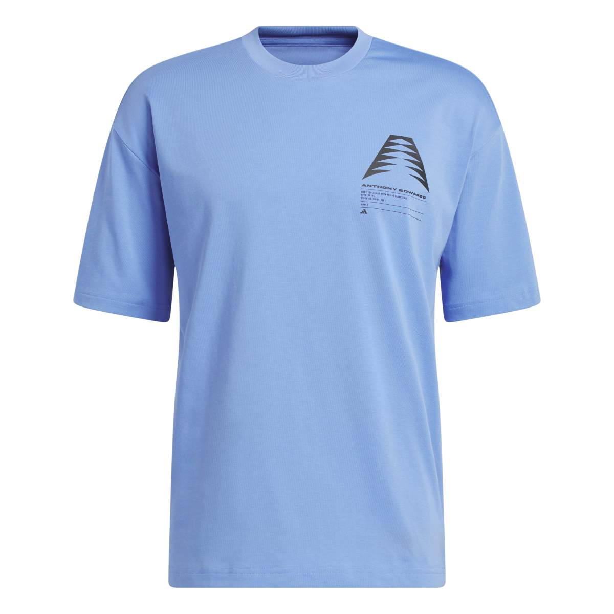 adidas ANTHONY EDWARDS GFX SCHEMATIC TEE アディダス アンソニー・エドワーズ GFX スキーマティック Tシャツ
 JUX34【メンズ Tシャツ バスケットボール グラフィック コットン 25FW】
