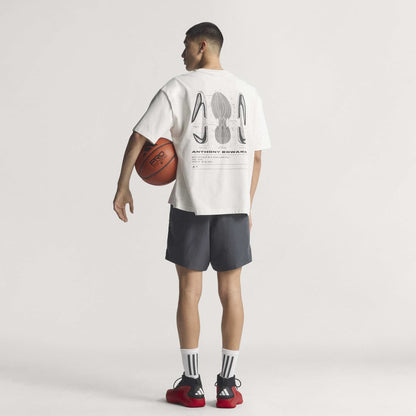 adidas ANTHONY EDWARDS GFX SCHEMATIC TEE アディダス アンソニー・エドワーズ GFX スキーマティック Tシャツ
 JUX34【メンズ Tシャツ 半袖 バスケットボール ルーズフィット 25FW】
