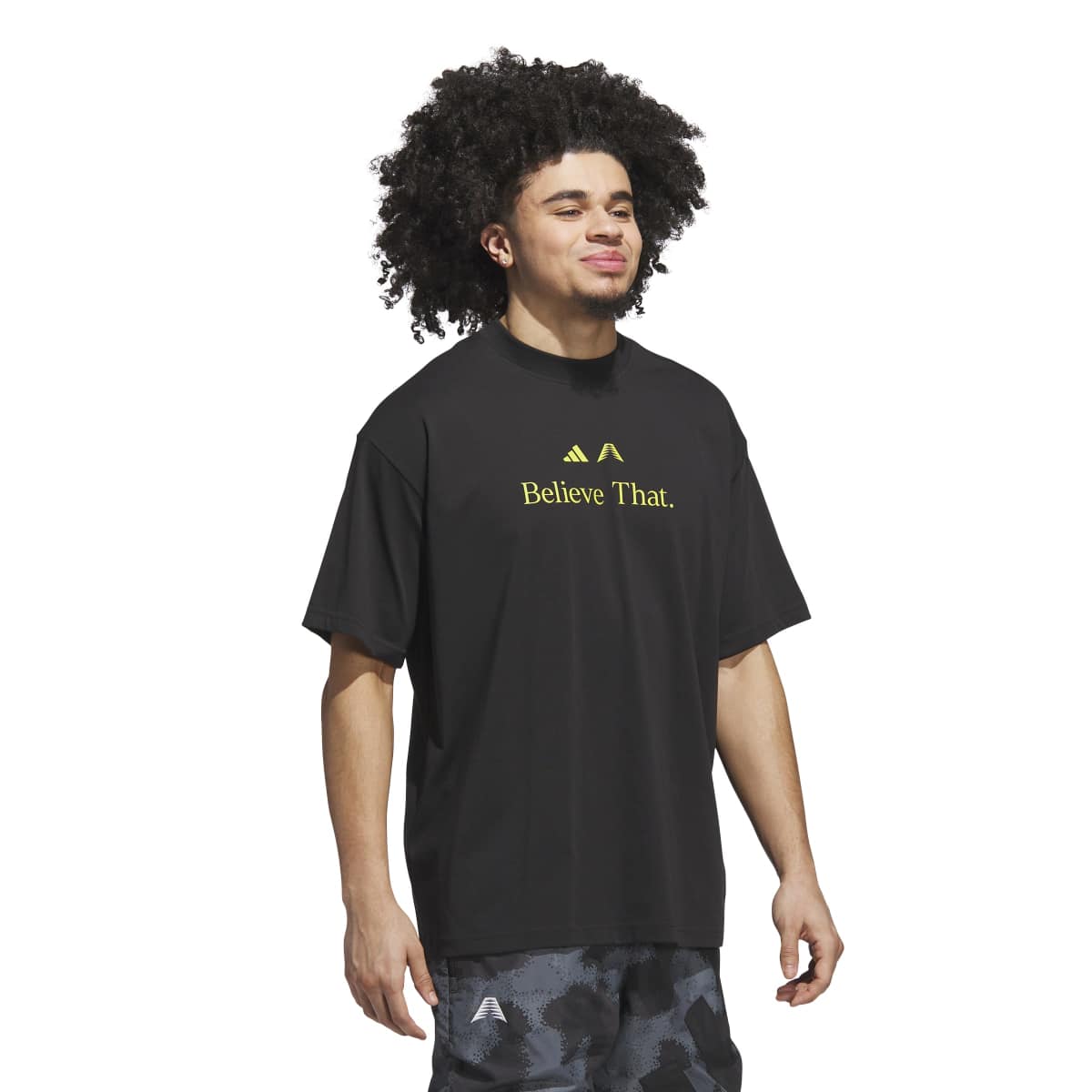 adidas ANTHONY EDWARDS BELIEVE THAT TEE アディダス アンソニー・エドワーズ BELIEVE THAT 半袖Tシャツ JVB84【メンズ Tシャツ 半袖 バスケットボール ルーズフィット 25FW】