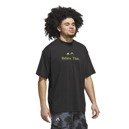 adidas ANTHONY EDWARDS BELIEVE THAT TEE アディダス アンソニー・エドワーズ BELIEVE THAT 半袖Tシャツ JVB84【メンズ Tシャツ 半袖 バスケットボール ルーズフィット 25FW】