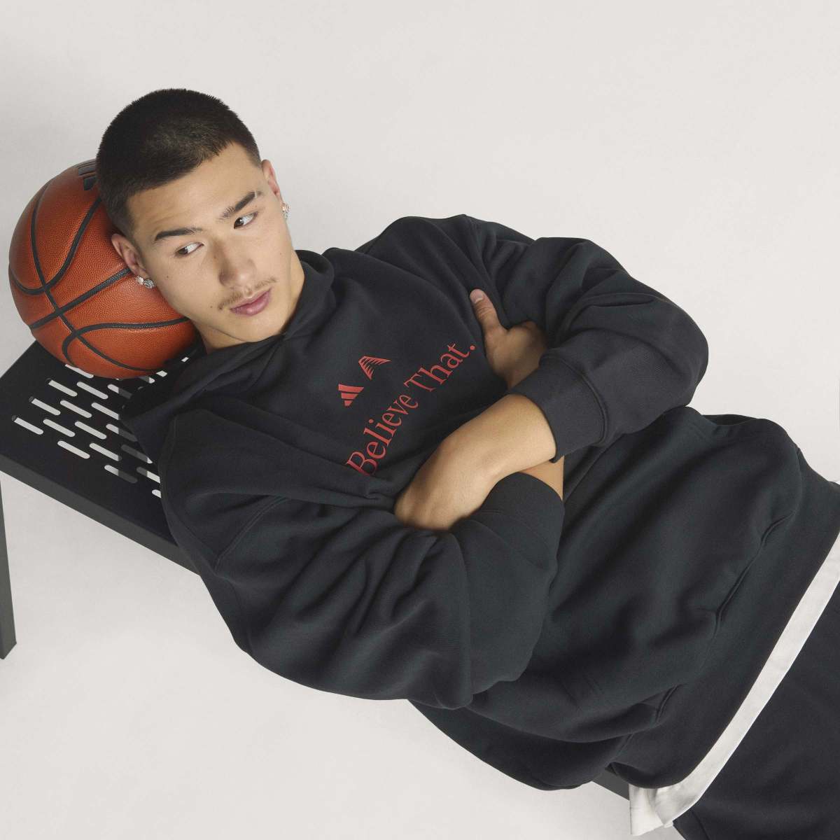 adidas ANTHONY EDWARDS BELIEVE THAT HOODY アディダス アンソニー・エドワーズ BELIEVE THAT パーカー KKT51【メンズ パーカー フーディー バスケットボール メッセージ 25FW】