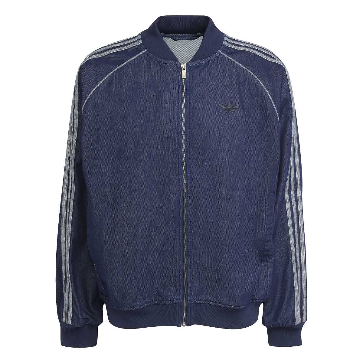 adidas Originals SST ADICOLOR LOOSE SST DENIM STONE アディダスオリジナルス SST アディカラー ルーズ SST デニム ストーン VS269【メンズ デニムジャケット ワークウェア ルーズフィット スリーストライプ 25FW】
