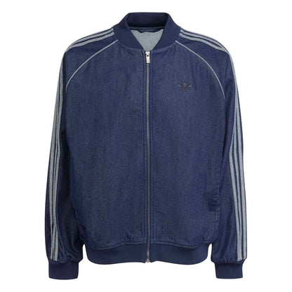 adidas Originals SST ADICOLOR LOOSE SST DENIM STONE アディダスオリジナルス SST アディカラー ルーズ SST デニム ストーン VS269【メンズ デニムジャケット ワークウェア ルーズフィット スリーストライプ 25FW】