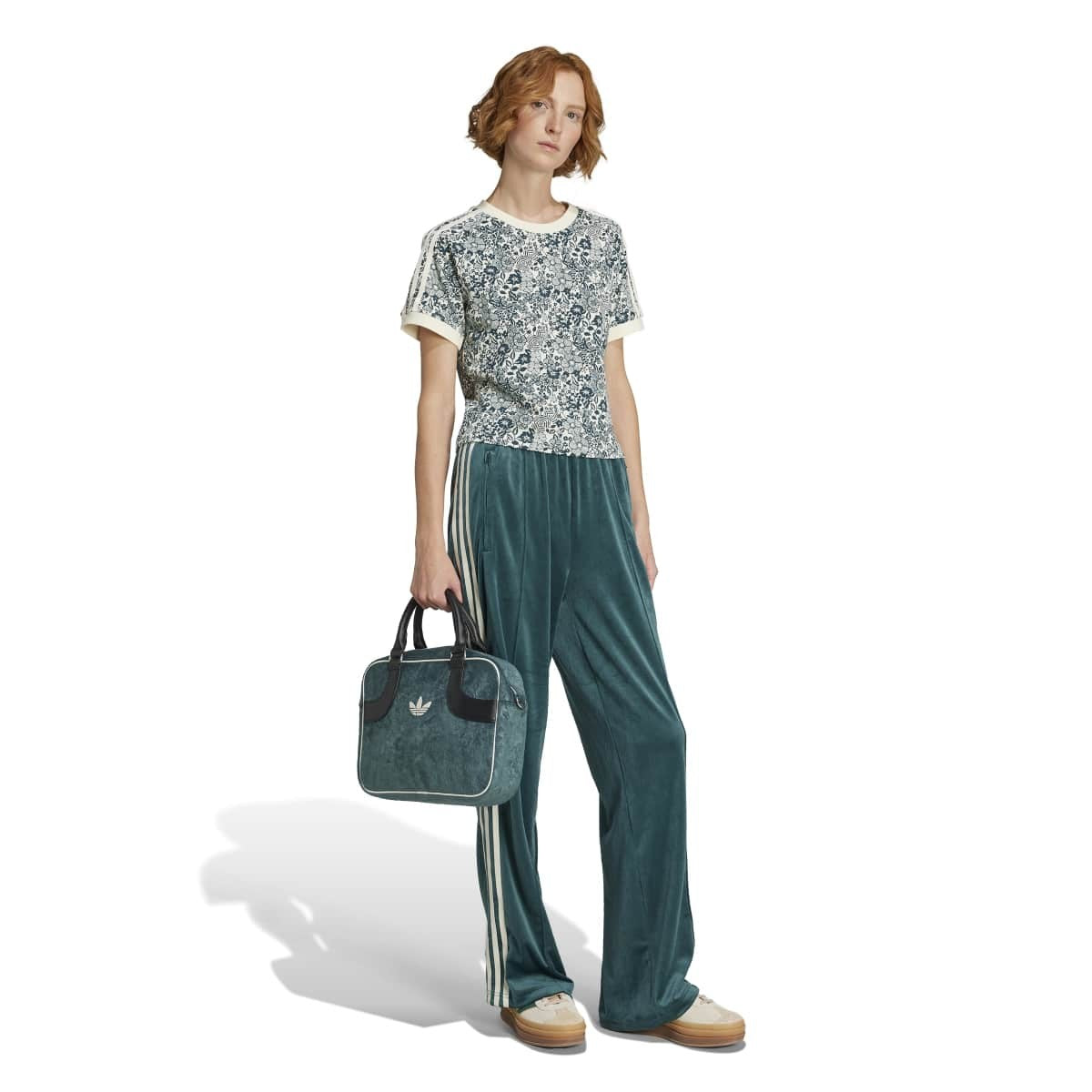 adidas Originals adidas Originals × Liberty London AOP Camo Graphic Tee アディダスオリジナルス アディダス オリジナルス × リバティ ロンドン AOP カモ柄 半袖Tシャツ C6971【レディース Tシャツ 半袖 フローラルプリント スリムフィット コラボ 25FW】