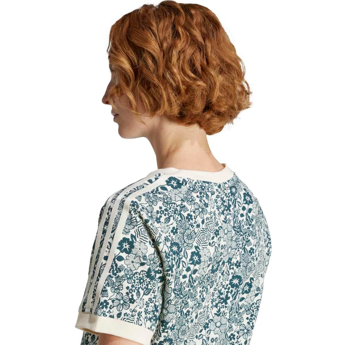 adidas Originals adidas Originals × Liberty London AOP Camo Graphic Tee アディダスオリジナルス アディダス オリジナルス × リバティ ロンドン AOP カモ柄 半袖Tシャツ C6971【レディース Tシャツ 半袖 フローラルプリント スリムフィット コラボ 25FW】