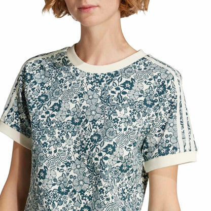 adidas Originals adidas Originals × Liberty London AOP Camo Graphic Tee アディダスオリジナルス アディダス オリジナルス × リバティ ロンドン AOP カモ柄 半袖Tシャツ C6971【レディース Tシャツ 半袖 フローラルプリント スリムフィット コラボ 25FW】