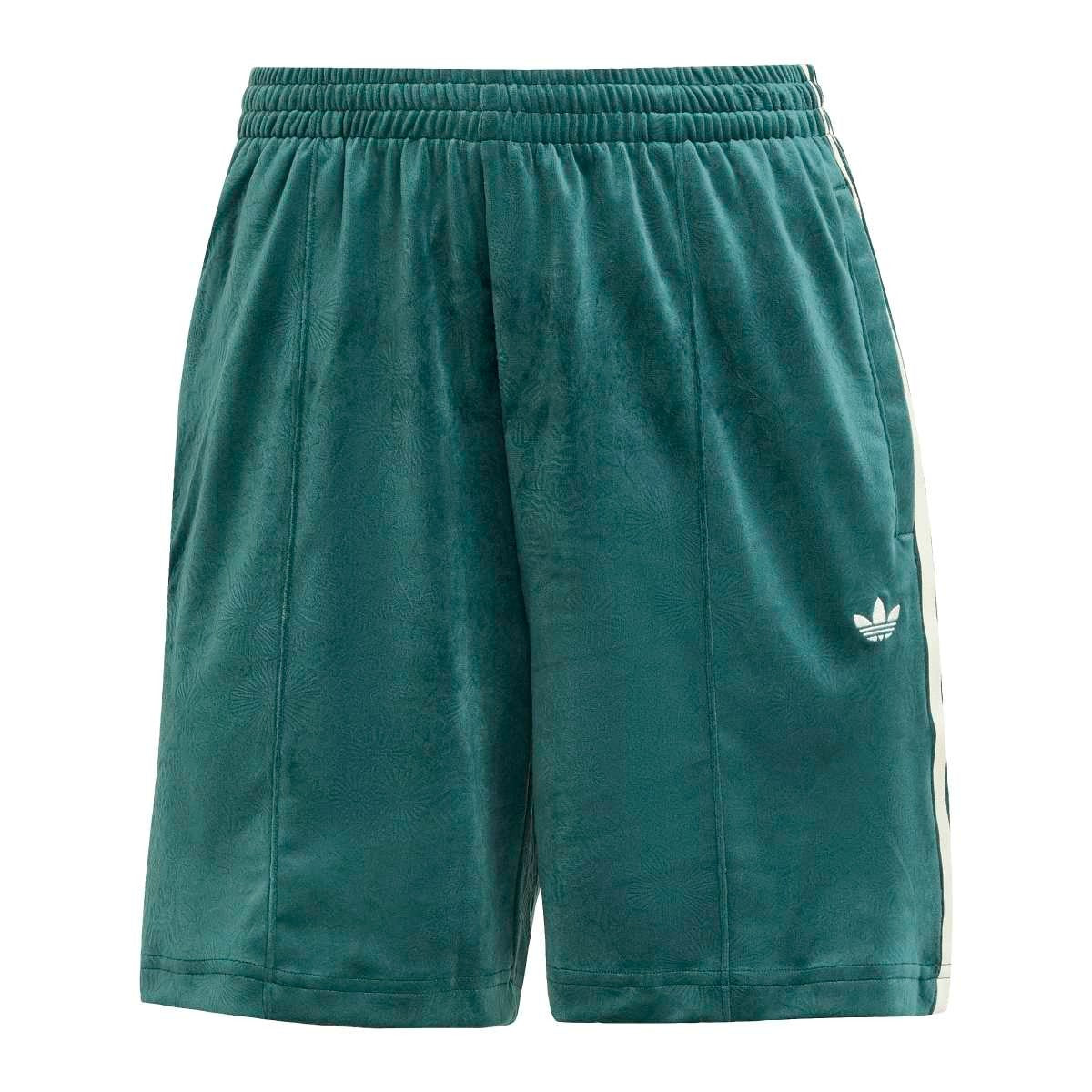 adidas Originals adidas Originals × Liberty London Debossed Velvet Shorts アディダスオリジナルス アディダス オリジナルス × リバティ ロンドン デボス加工 ベルベット ショーツ QA472【レディース ハーフパンツ ショーツ プリント デボス加工 コラボ 25FW】