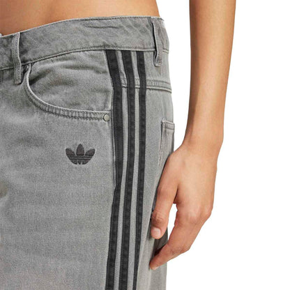 adidas Originals ADICOLOR FIREBIRD OVERSIZED DENIM PANT アディダスオリジナルス アディカラー デニム Adilenium パンツ SW220【レディース デニムパンツ ルーズフィット デイリーユーズ  25FW】