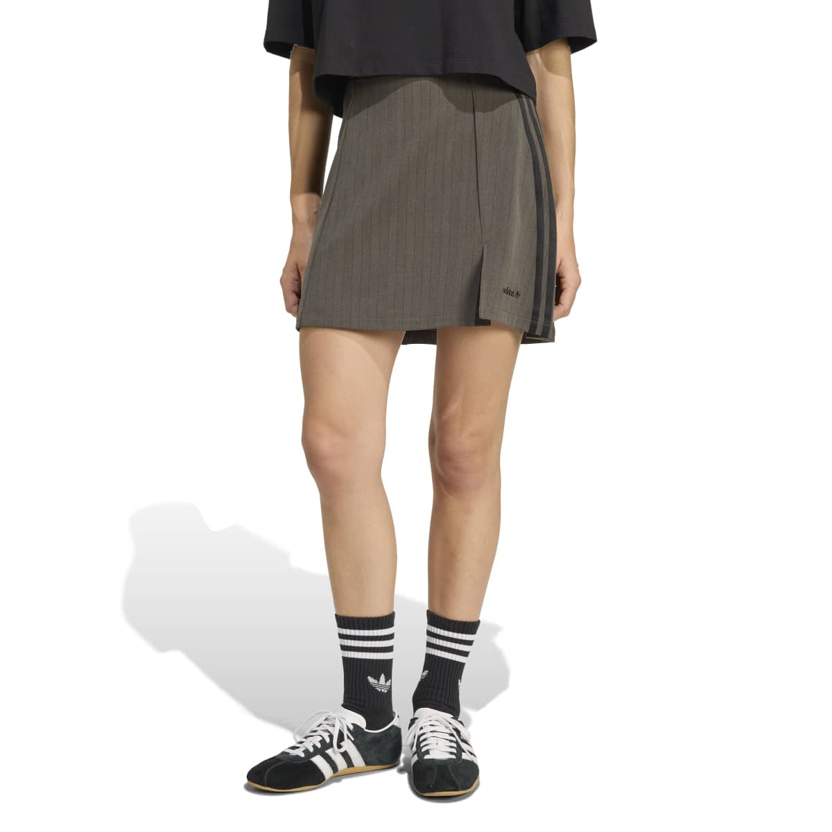 adidas Originals TAILORED SKIRT アディダスオリジナルス テーラードスカート TE741【レディース ミニスカート テーラード スリーストライプ スポーティー 25FW】