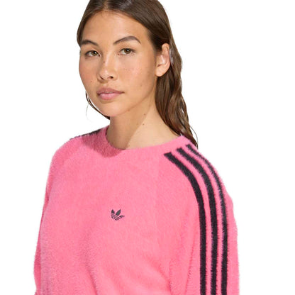 adidas Originals ADICOLOR HOLIDAY KNIT SWEATER アディダスオリジナルス アディカラー ホリデー ニット セーター TZ020【レディース セーター ニット スリーストライプ ルーズフィット 快適 25FW】
