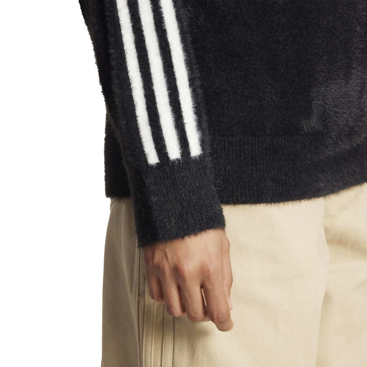 adidas Originals ADICOLOR HOLIDAY KNIT SWEATER アディダスオリジナルス アディカラー ホリデー ニット セーター TZ020【レディース セーター ニット スリーストライプ ルーズフィット 快適 25FW】