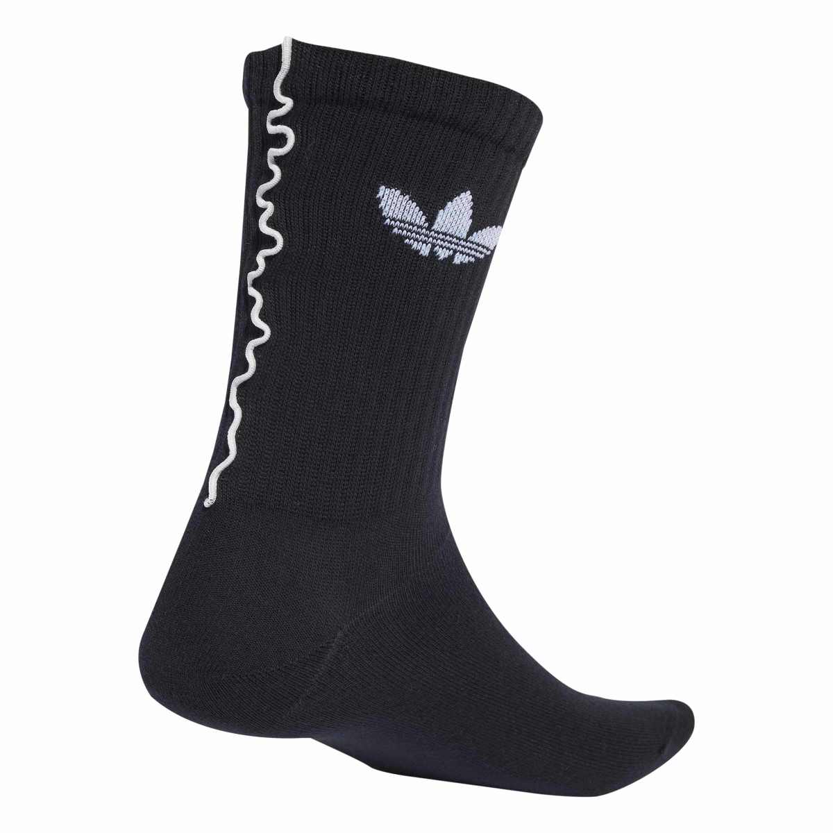 adidas Originals RUFFLE CREW SOCKS 2 PAIRS アディダスオリジナルス フリル クルーソックス 2足組 ZJ750【レディース ソックス 靴下 フリル 2足セット 25FW】