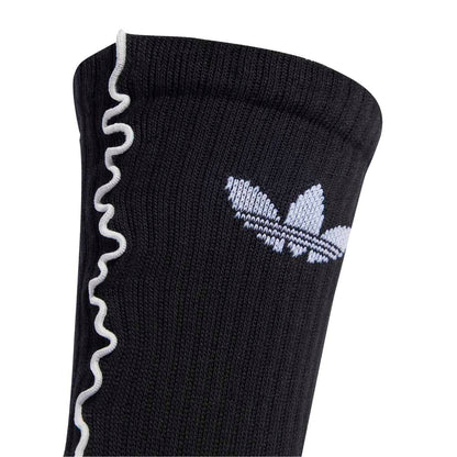 adidas Originals RUFFLE CREW SOCKS 2 PAIRS アディダスオリジナルス フリル クルーソックス 2足組 ZJ750【レディース ソックス 靴下 フリル 2足セット 25FW】