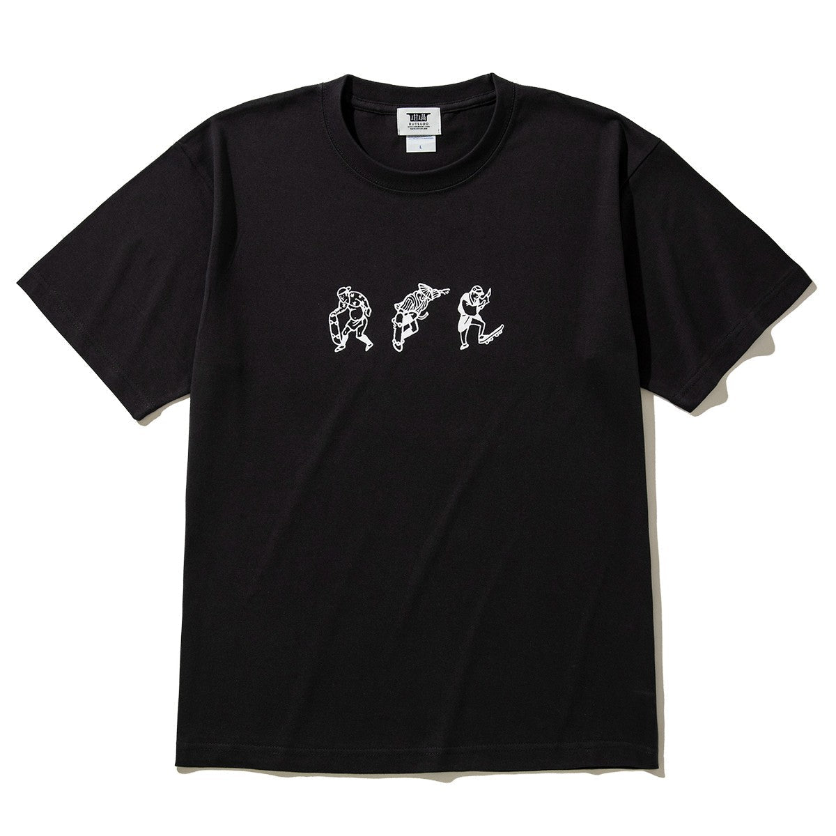 坩堝 Skate park S/S t-shirts (RUTSUBO×YU SUDA) RUTSUBO スケート パーク ショートスリーブ Tシャツ R25SS-SUDA-TS3【メンズ 半袖Tシャツ コラボ バッグプリント 25SS】