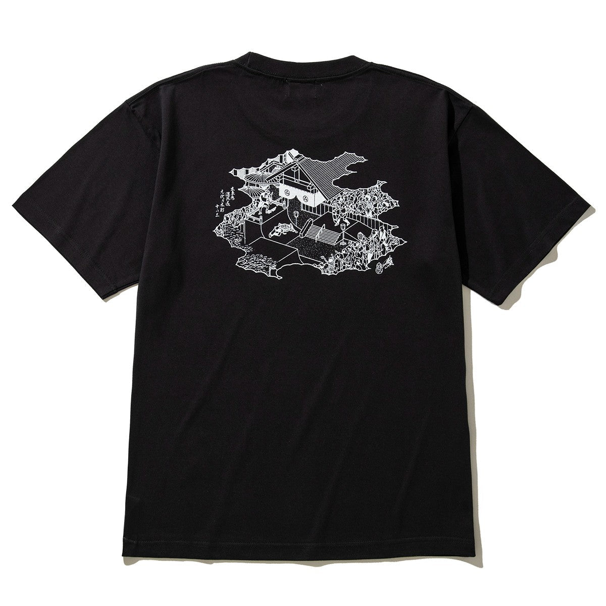 坩堝 Skate park S/S t-shirts (RUTSUBO×YU SUDA) RUTSUBO スケート パーク ショートスリーブ Tシャツ R25SS-SUDA-TS3【メンズ 半袖Tシャツ コラボ バッグプリント 25SS】