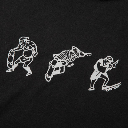 坩堝 Skate park S/S t-shirts (RUTSUBO×YU SUDA) RUTSUBO スケート パーク ショートスリーブ Tシャツ R25SS-SUDA-TS3【メンズ 半袖Tシャツ コラボ バッグプリント 25SS】