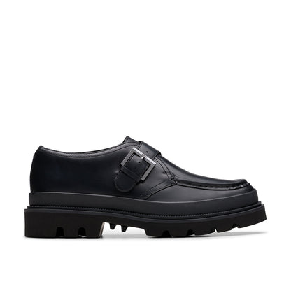Clarks Badell Monk クラークス バデル モンク 26183269【メンズ シューズ レザー モンクシューズ 革 スマートカジュアル 25FW】