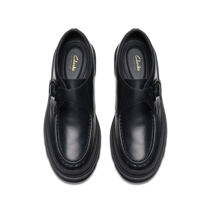 Clarks Badell Monk クラークス バデル モンク 26183269【メンズ シューズ レザー モンクシューズ 革 スマートカジュアル 25FW】