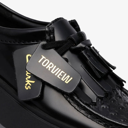 Clarks Torview W クラークス トービュー W 26184943【レディース シューズ レースアップ カジュアル ソール クッション性 履き心地 25FW】
