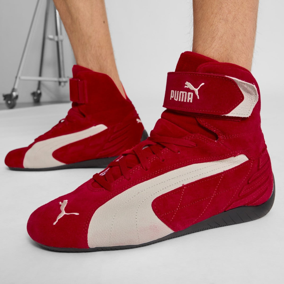 PUMA SPEEDCAT MID プーマ スピードキャット ミッド 400384-02【メンズ スニーカー ミッドカット スエード モータースポーツ 25FW】