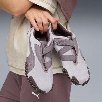 PUMA MOSTRO VELVET DREAM WNS プーマ モストロ ベルベット ドリーム ウィメンズ 402578-01【レディース スニーカー ハイブリッド シューズ クイッククロージャー スタイリッシュ カジュアル 25FW】