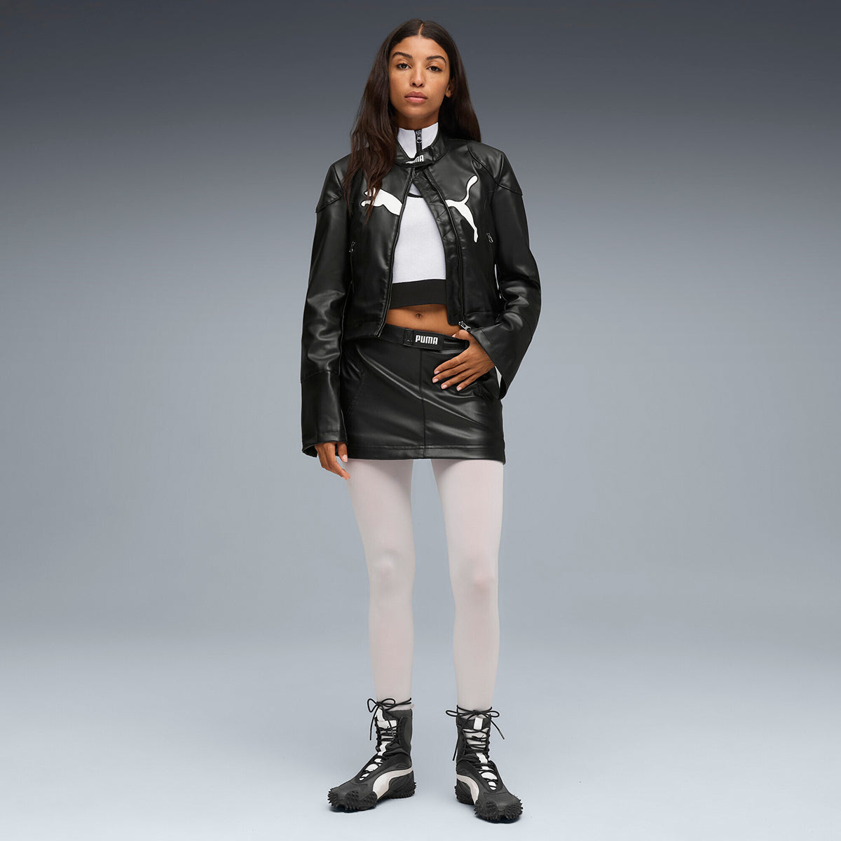 PUMA MOSTRO MID W プーマ モストロ ミッド W 402872-02【レディース スニーカー ハイカットシューズ ブーツライク 25FW】