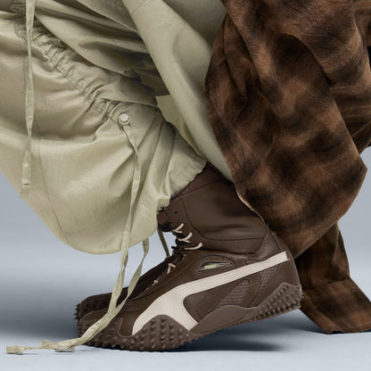 PUMA MOSTRO MID WNS プーマ モストロ ミッド ウィメンズ 402872-04【レディース スニーカー ハイブリッド デザイン スパイク ソール カジュアル ブーツライク 25FW】