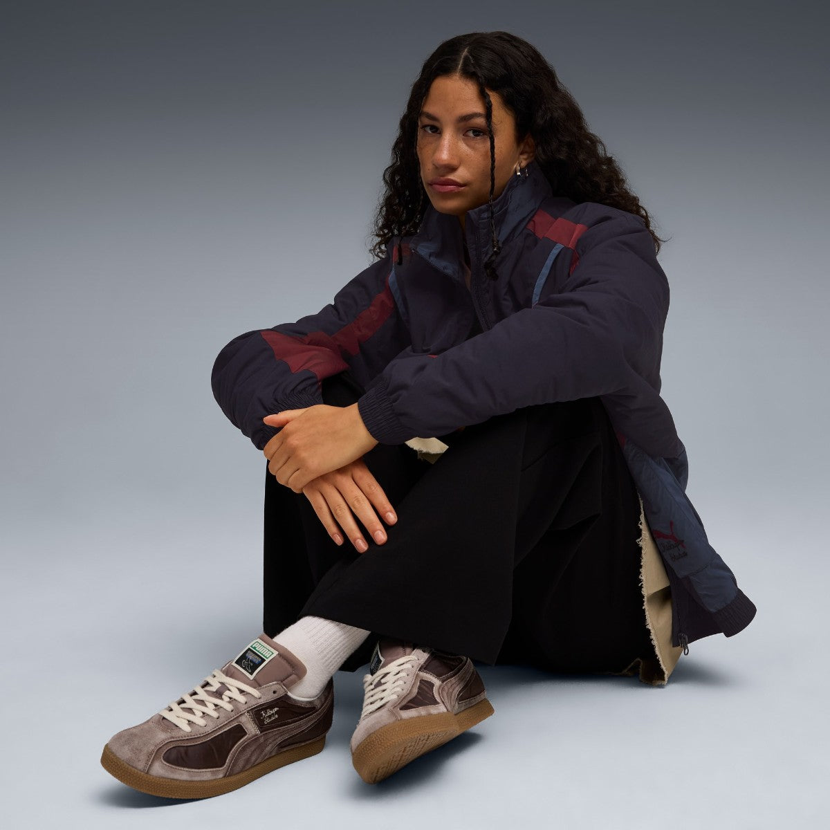 PUMA BRASIL PANELS KIDSUPER プーマ ブラジル パネルズ キッドスーパー 403847-02【メンズ スニーカー ローカットシューズ レトロデザイン スポーツスタイル コラボ 25FW】