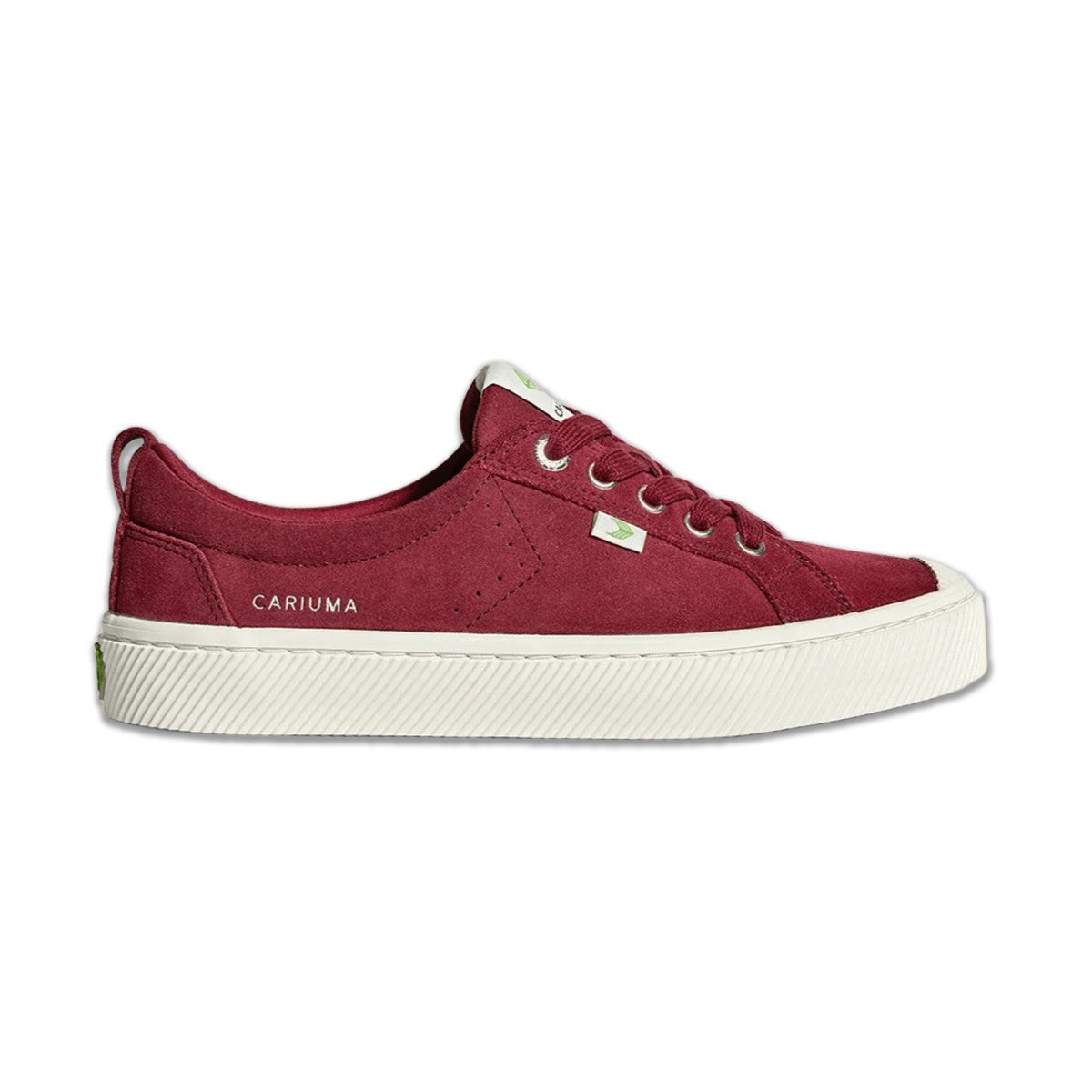 CARIUMA OCA LOW SUEDE カリウマ オカ ロー スエード 100102R54-CABERNET【レディース スニーカー スエード ローカット インソール クッション性 バルカナイズ 25FW】
