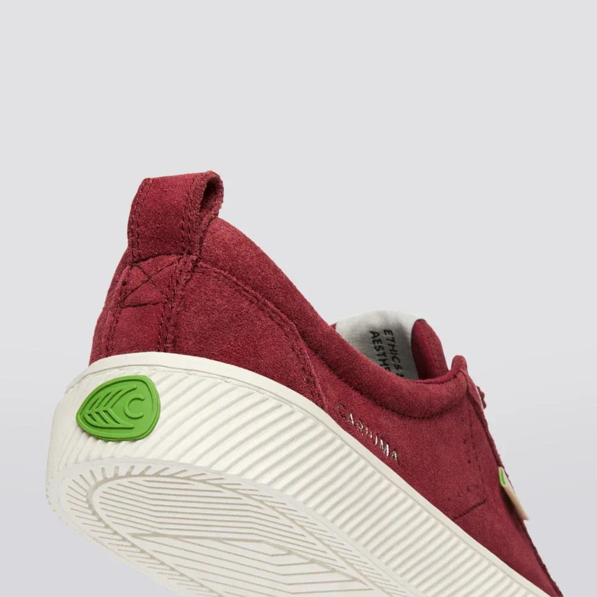 CARIUMA OCA LOW SUEDE カリウマ オカ ロー スエード 100102R54-CABERNET【レディース スニーカー スエード ローカット インソール クッション性 バルカナイズ 25FW】