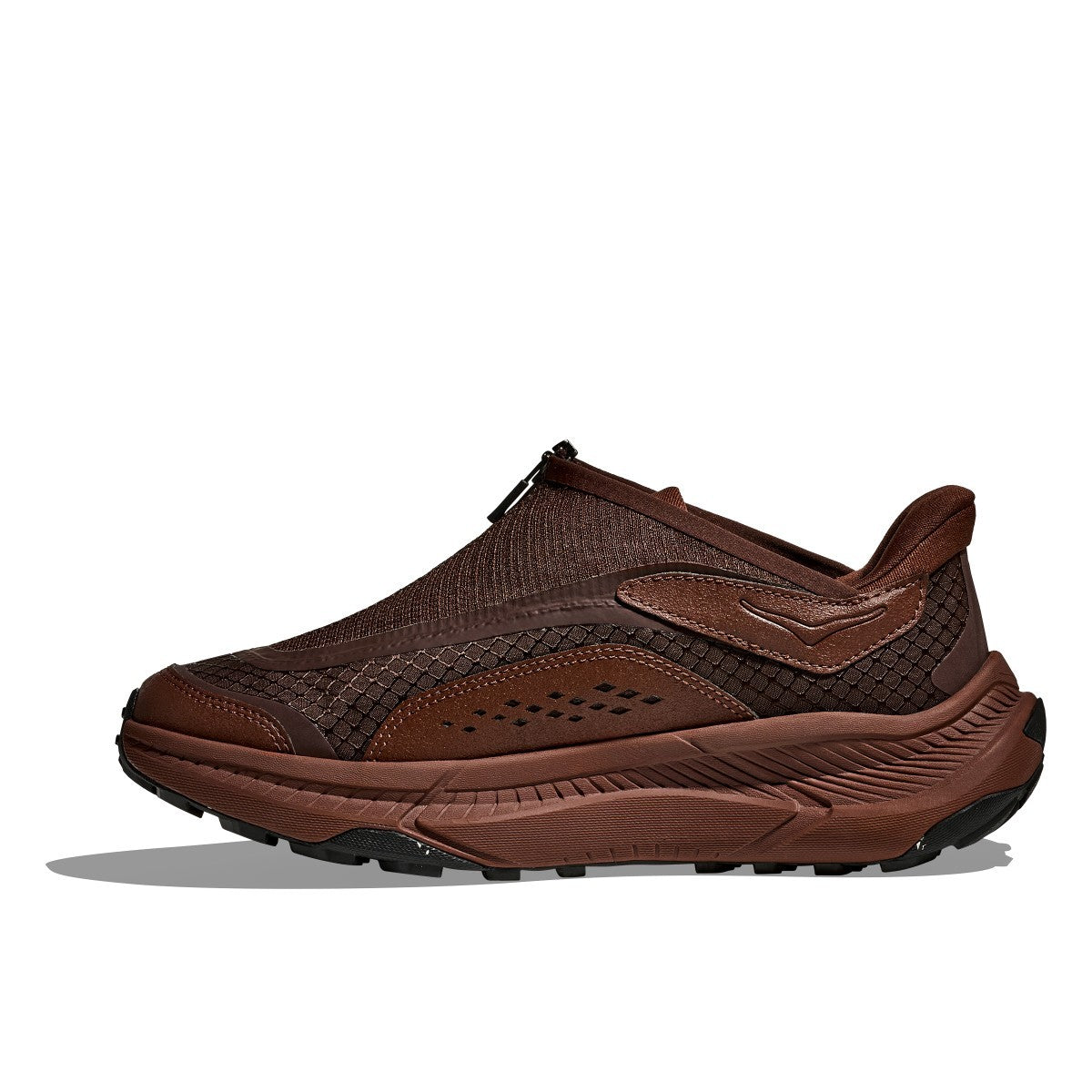 HOKA U PROJECT TRANSPORT ホカ プロジェクト トランスポート 1162850-MRWN【メンズ スニーカー ローカット シューズ ジップアップ アウトドア ビブラムソール 25FW】
