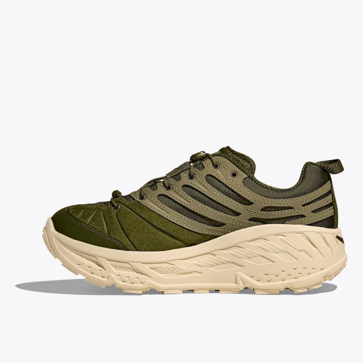 HOKA ELITE TERRAIN SYSTEM STINSON EVO OG ホカ エリートテレインシステム スティンソン エボ OG 1166450-MRNW【メンズ アルパイン 登山シューズ スニーカー 耐久性 レザー アウトドア 25FW】