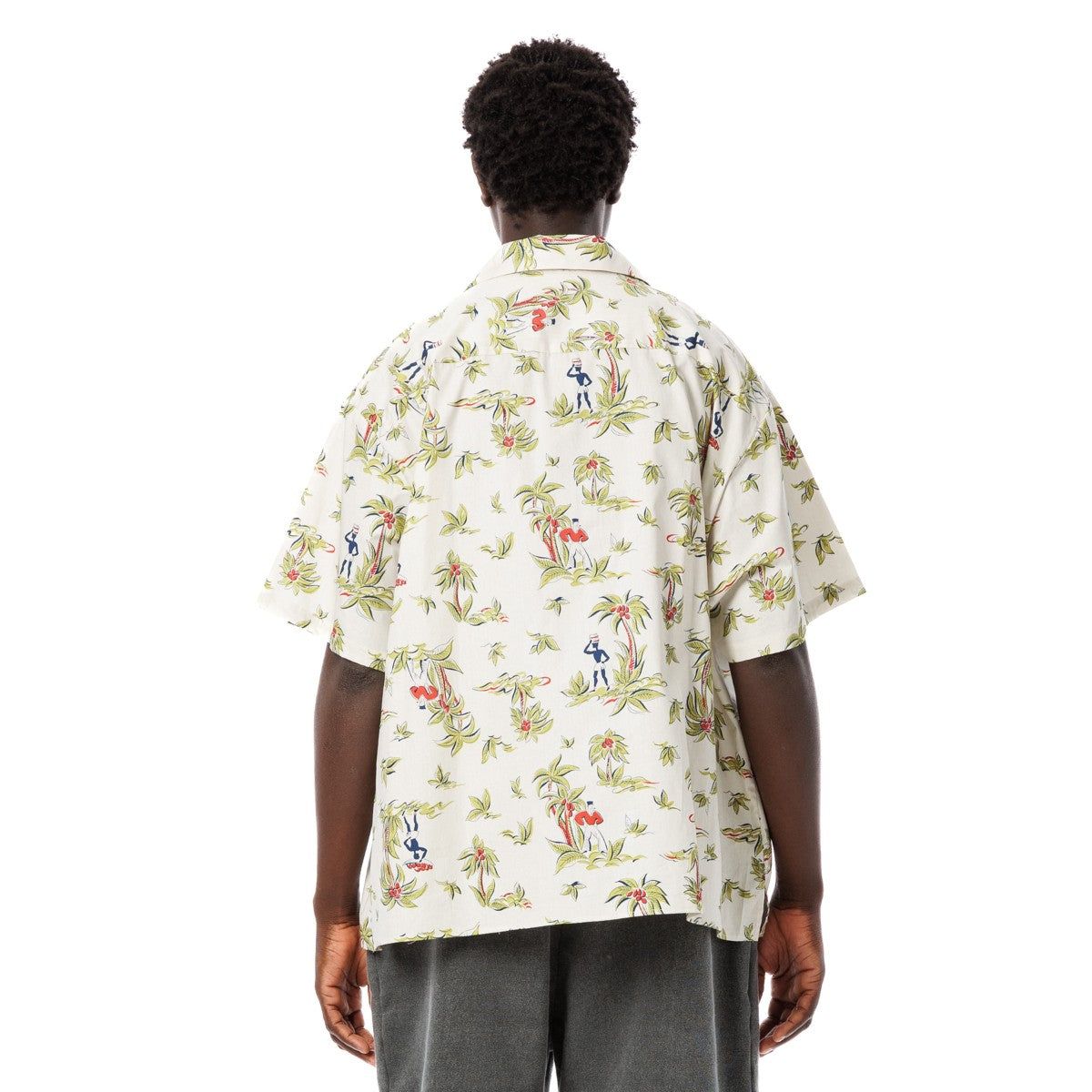 【新品】SANDINISTA Rayon Open Collar Shirt 新品】SANDINISTA Rayon Open Collar Shirt