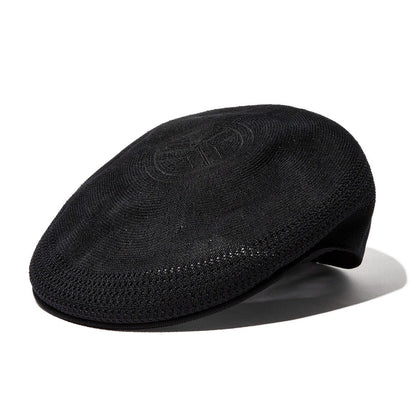 坩堝 KAMON TROPIC 504 VENTAIR（RUTSUBO× KANGOL） RUTSUBO カモン トロピック 504 ヴェンテール(ルツボ×カンゴール) R25SU-KANGOL-HT【メンズ 帽子 ハンチング 刺繍 ロゴ コラボ 25SS】