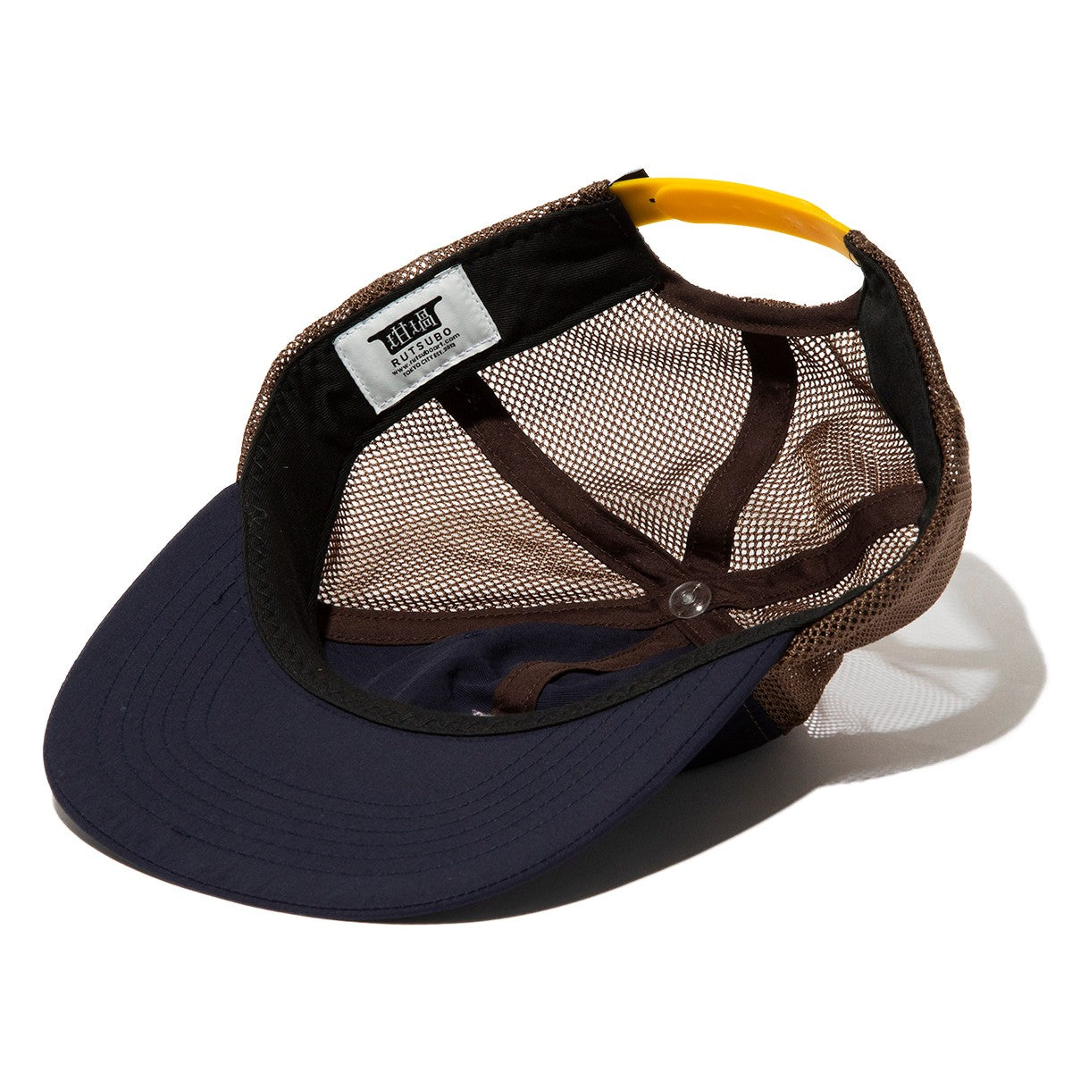 坩堝 MESH 5 PANEL CAP RUTSUBO メッシュ 5 パネル キャップ R25SU-MESH-HT【メンズ 帽子 メッシュキャップ ナイロン 速乾性 快適 25SS】