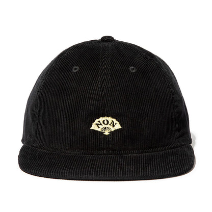 坩堝 NON 扇子 FLAT VISOR LOW CAP (RUTSUBO×YU SUDA ） RUTSUBO ノン 扇子 フラット バイザー ローキャップ R25SU-SUDA-HT【メンズ 帽子 キャップ  5パネルキャップ コーデュロイ 25SS】