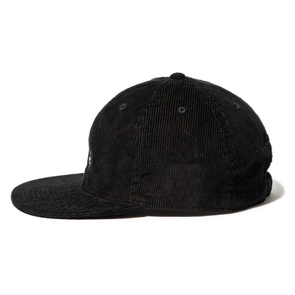 坩堝 NON 扇子 FLAT VISOR LOW CAP (RUTSUBO×YU SUDA ） RUTSUBO ノン 扇子 フラット バイザー ローキャップ R25SU-SUDA-HT【メンズ 帽子 キャップ  5パネルキャップ コーデュロイ 25SS】