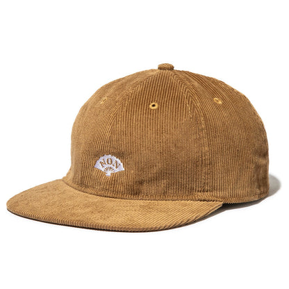 坩堝 NON 扇子 FLAT VISOR LOW CAP (RUTSUBO×YU SUDA ） RUTSUBO ノン 扇子 フラット バイザー ローキャップ R25SU-SUDA-HT【メンズ 帽子 キャップ  5パネルキャップ コーデュロイ 25SS】