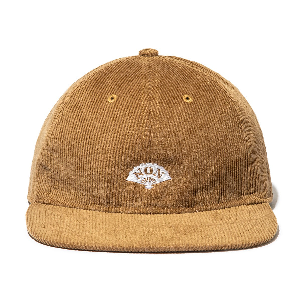 坩堝 NON 扇子 FLAT VISOR LOW CAP (RUTSUBO×YU SUDA ） RUTSUBO ノン 扇子 フラット バイザー ローキャップ R25SU-SUDA-HT【メンズ 帽子 キャップ  5パネルキャップ コーデュロイ 25SS】