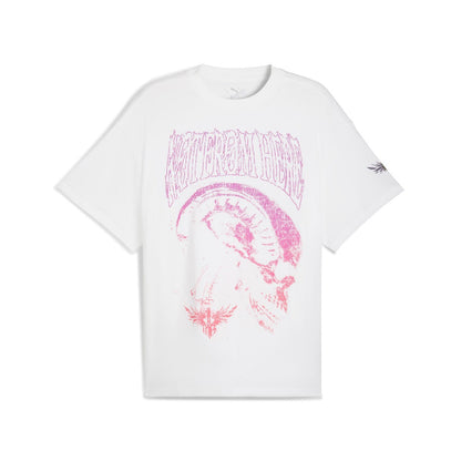 PUMA LAMELO WORLD TOUR-NAMENT TEE I プーマ ラメロ ワールド トーナメント ティー I 632372【メンズ Tシャツ 半袖 コットン オーバーサイズ グラフィック 25FW】