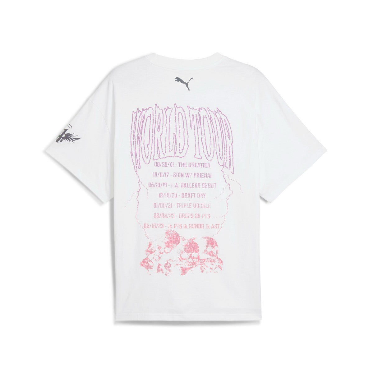 PUMA LAMELO WORLD TOUR-NAMENT TEE I プーマ ラメロ ワールド トーナメント ティー I 632372【メンズ Tシャツ 半袖 コットン オーバーサイズ グラフィック 25FW】