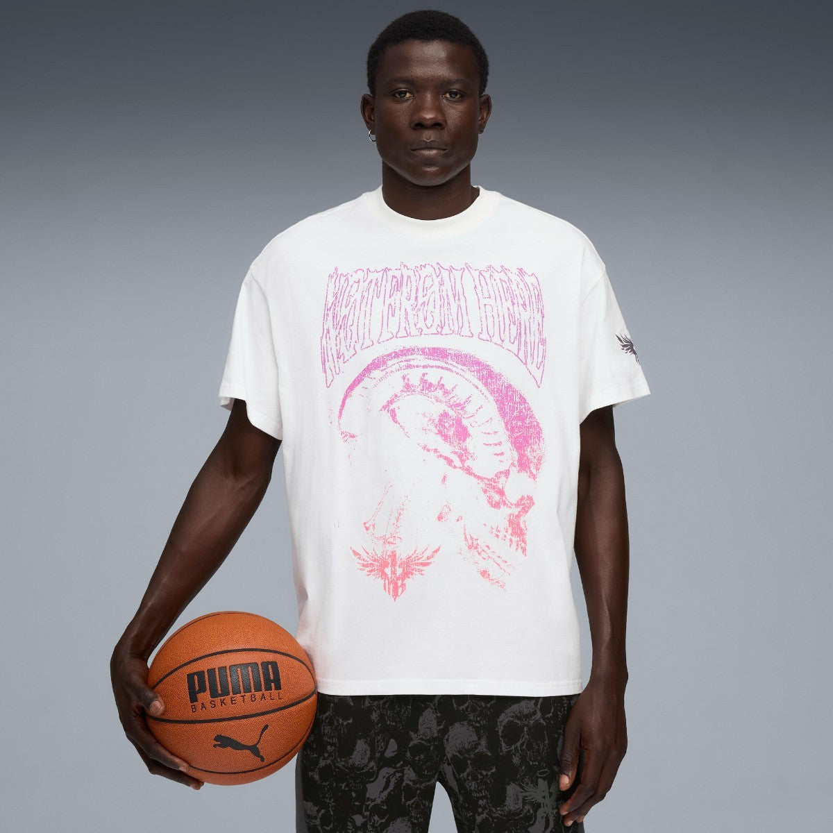 PUMA LAMELO WORLD TOUR-NAMENT TEE I プーマ ラメロ ワールド トーナメント ティー I 632372【メンズ Tシャツ 半袖 コットン オーバーサイズ グラフィック 25FW】